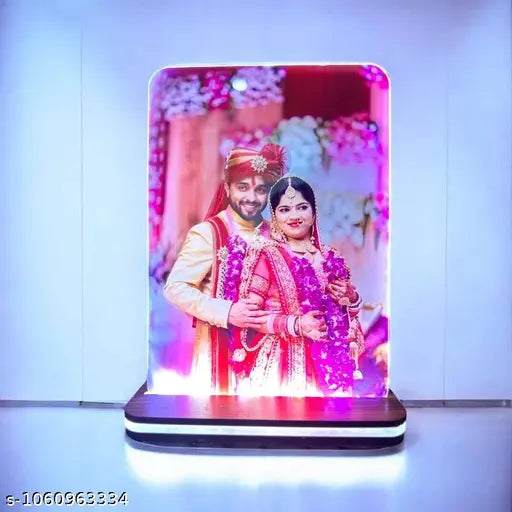 Cartwala Wedding Portrait Acrylic LED Photo Lamp
