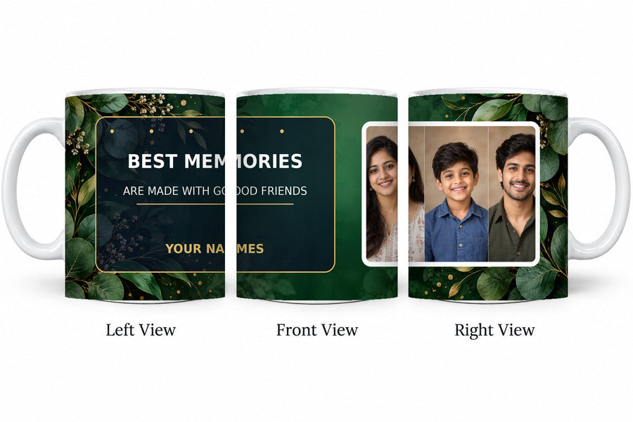 FR-006 Classic White Mug Friends Mug – exact photo shape friends-quotes-v1