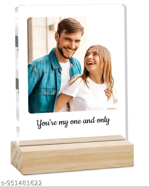 Cartwala One and Only Couple Photo Acrylic Plaque