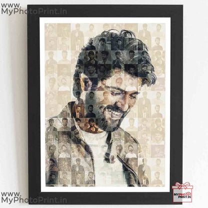 Personalized Photo Mosaic Frame 20 Photos - sample personalised frame design