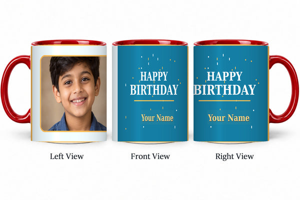 CW-BD-005 red realistic three-view mug mockup v3