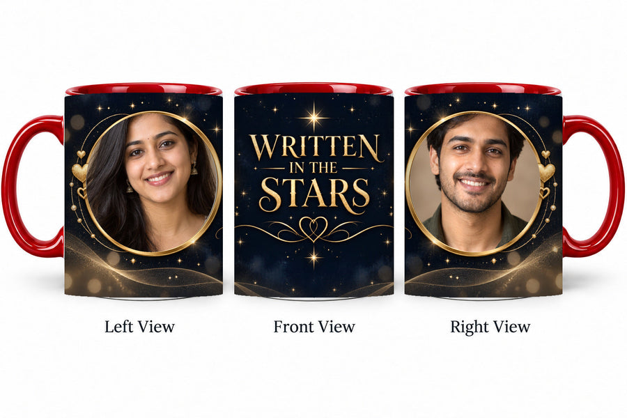CW-LV-002 red realistic three-view mug mockup v2