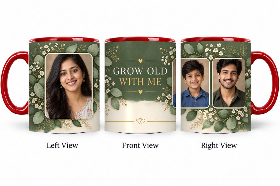 CW-LV-003 red realistic three-view mug mockup v2