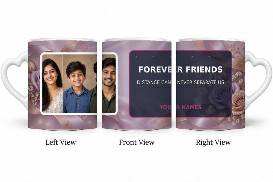 FR-003 White Love Handle Mug Friends Mug – exact photo shape friends-quotes-v1