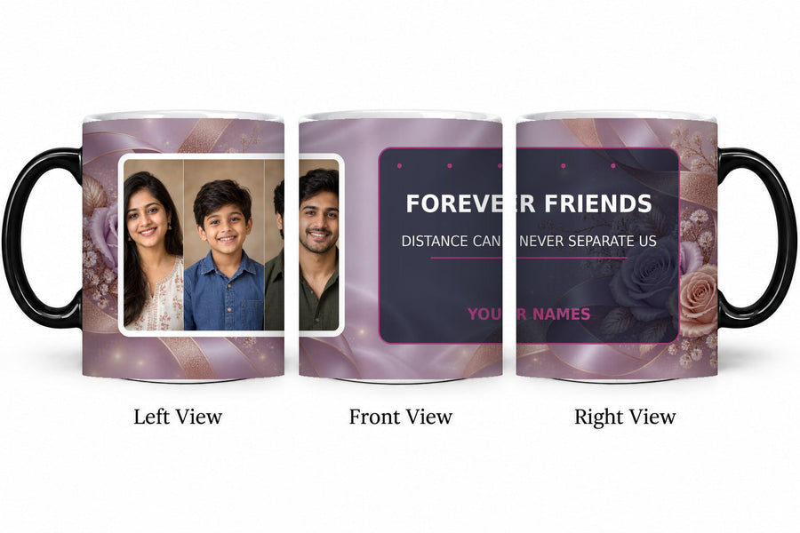 FR-003 Magic Hot Water Reveal Mug Friends Mug – exact photo shape friends-quotes-v1