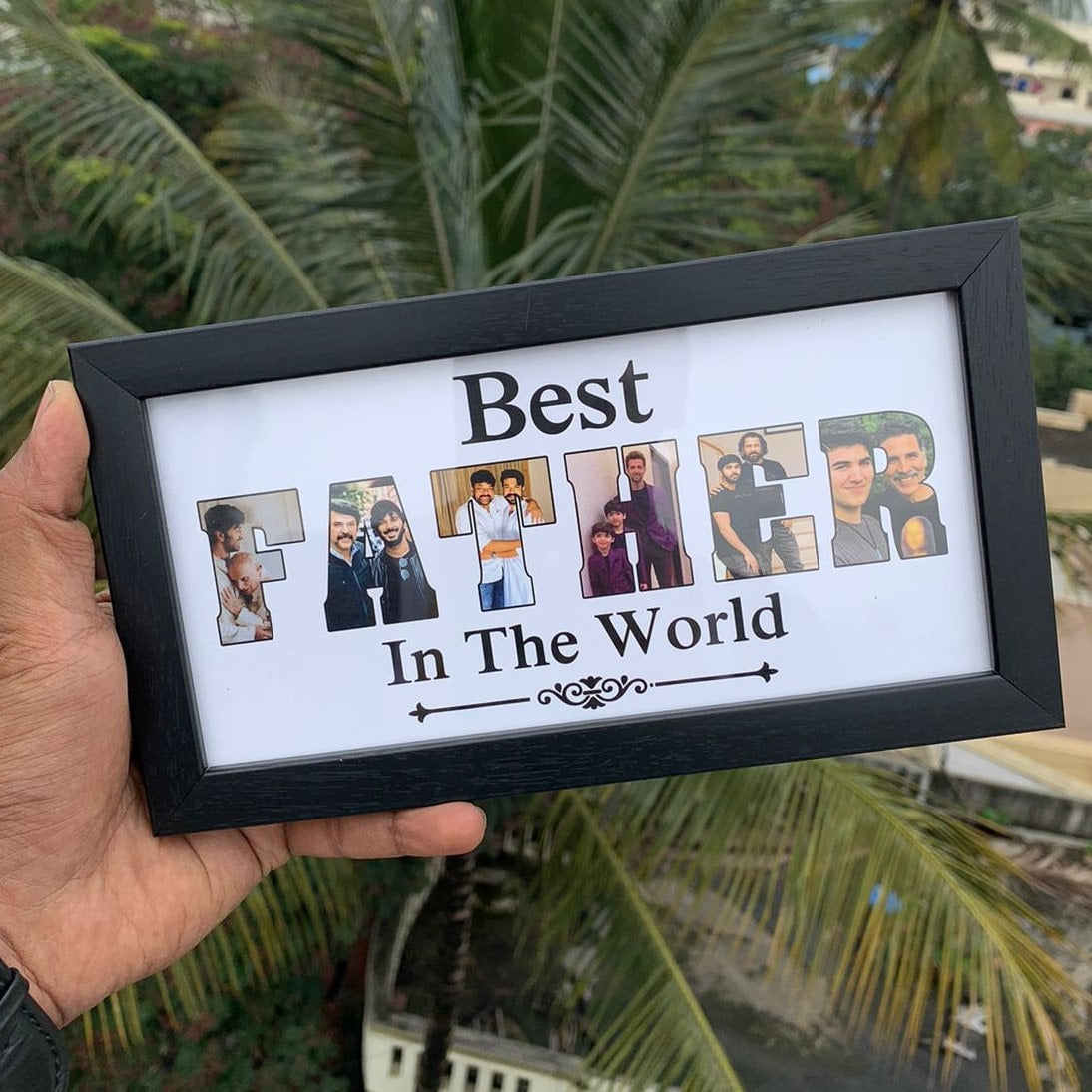 Best Father Frame - sample personalised frame design