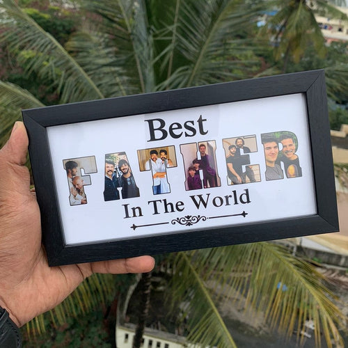 Best Father Frame - sample personalised frame design
