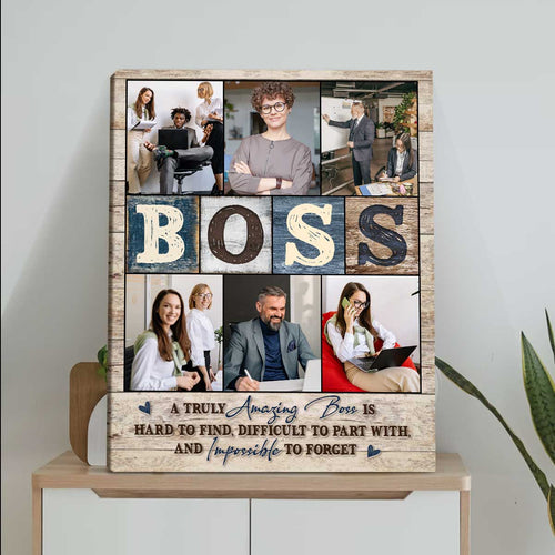 Customized Photo Frame for Boss - sample personalised frame design