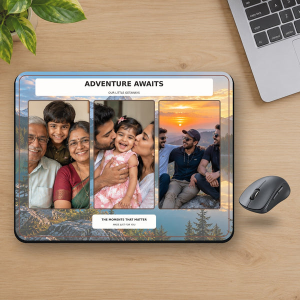 C-025 Adventure Together mouse pad 1:1 realistic product image