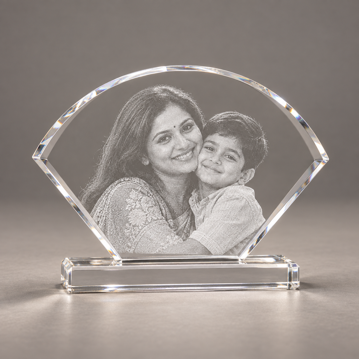Half Diamond Photo Crystal