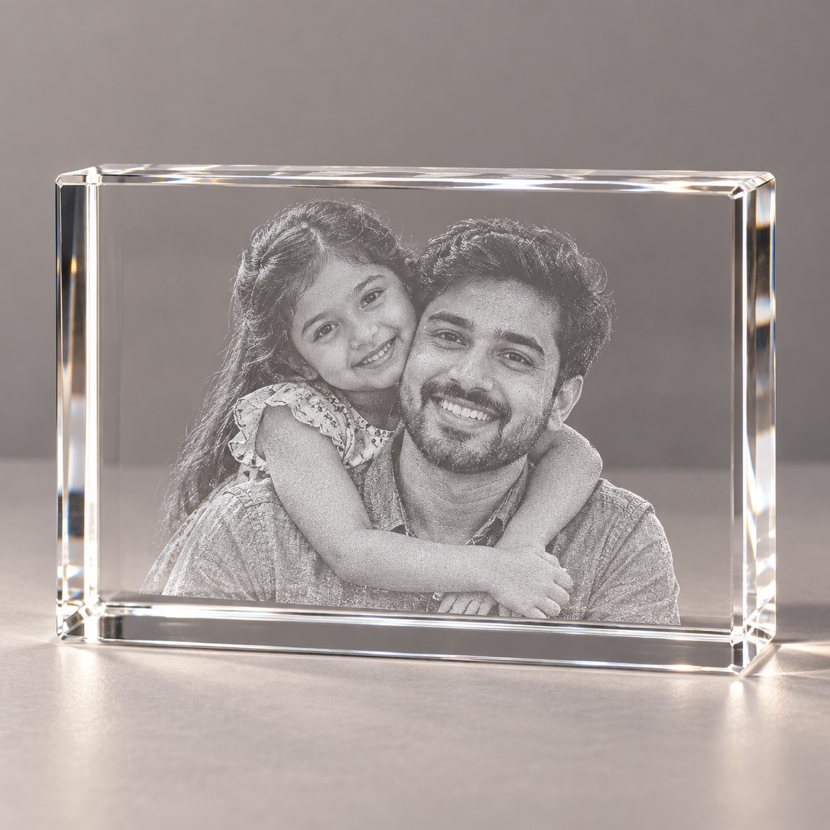 Thick Rectangle Photo Crystal