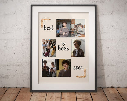 Personalized Boss Photo Frame - sample personalised frame design