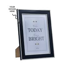 Black Photo Memoir cum Certificate Frame A Perfect Corporate Gift - sample personalised frame design